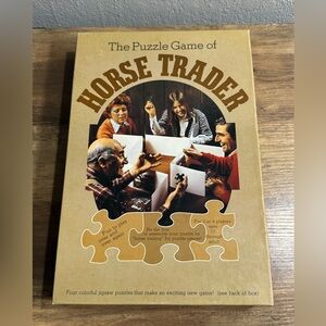 RARE FIND! Springbok Horse Trader Puzzle Game - COMPLETE